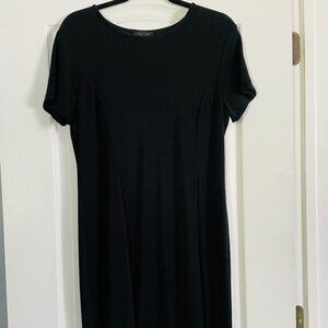 The Limited Little Black Dress - Size L - Short Sleeve Shift Dress